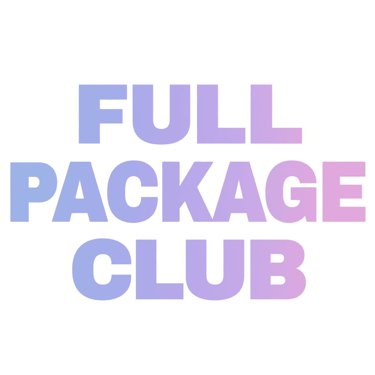 Full Package Club wordmark