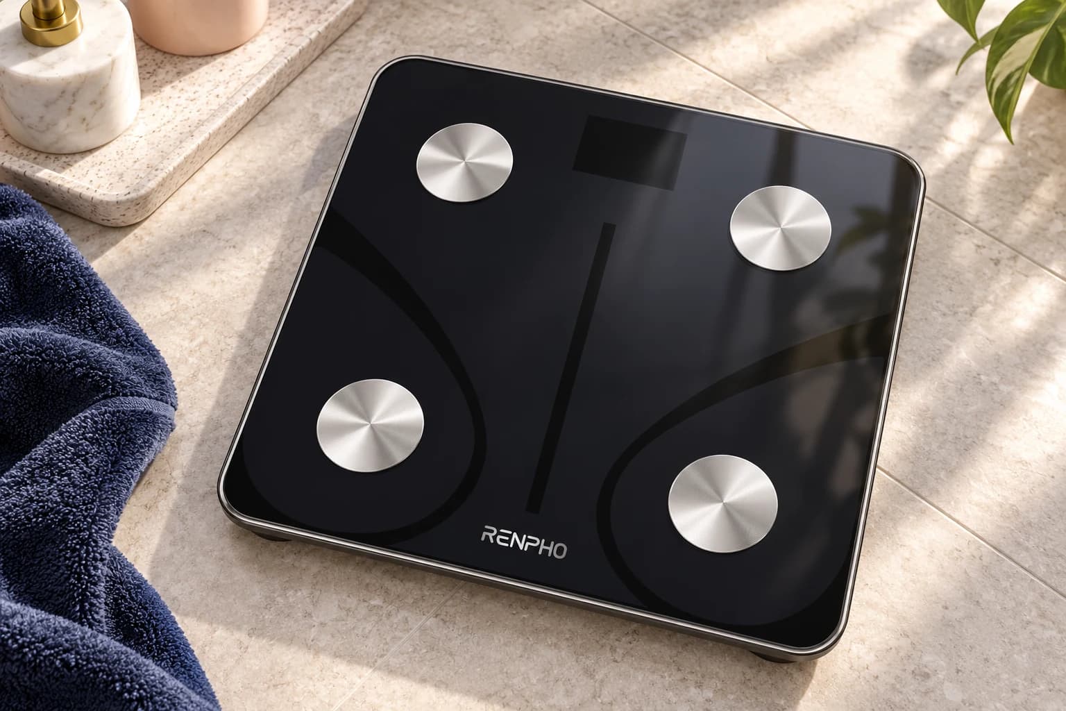 RENPHO Elis 1 Smart Scale, Elis 1 / black glass, in an FPC setting