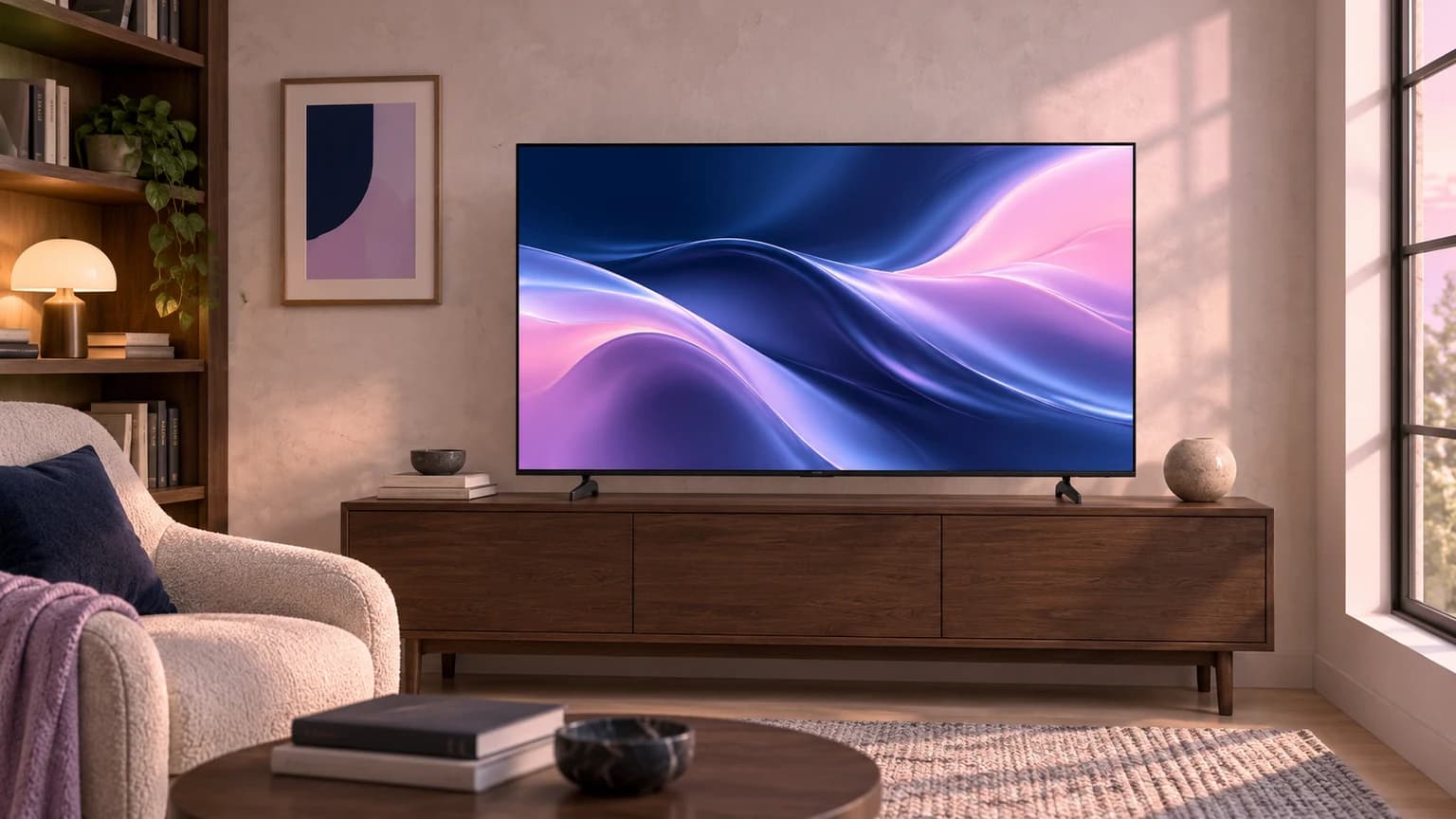 Samsung 55-inch M80H Mini LED TV, 55-inch / 2026, in an FPC setting