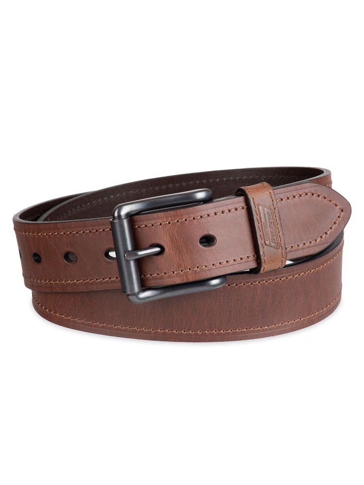 Dickies Men's Casual Brown Leather Work Belt