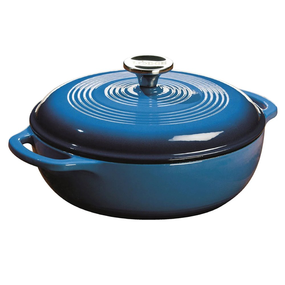 Lodge Enameled Cast Iron Dutch Oven, 3.6 qt.