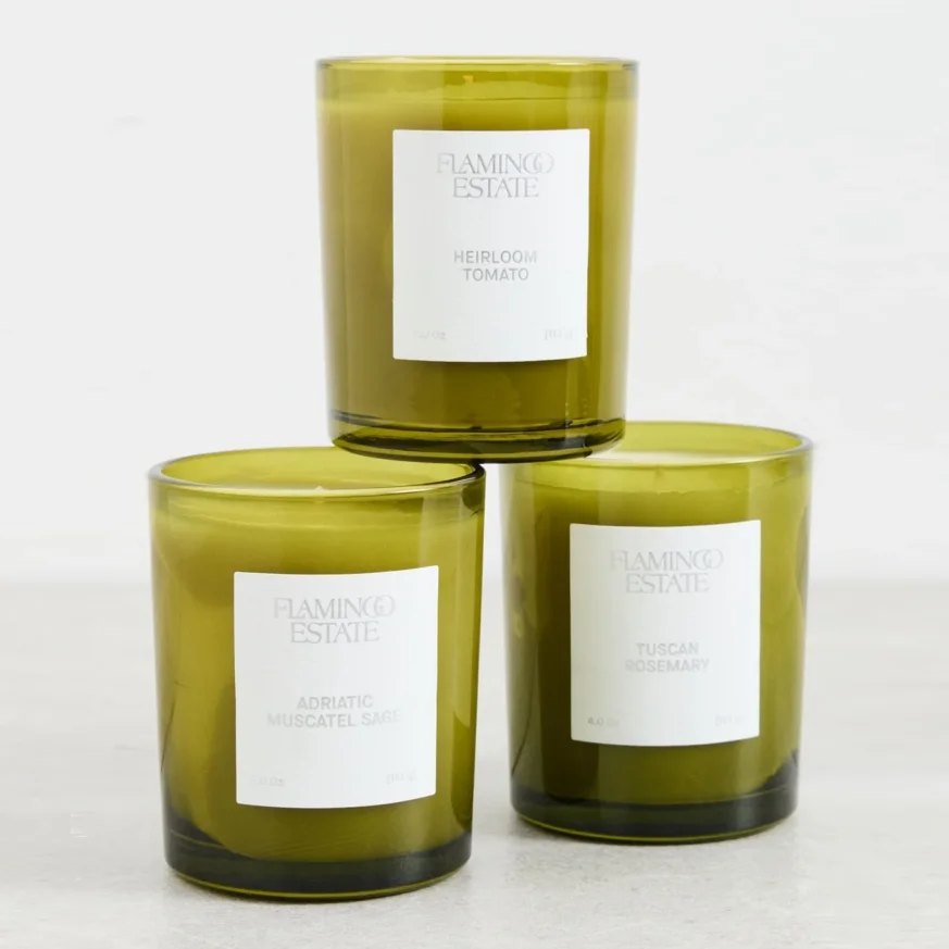 Flamingo Estate Mini Three Sisters Candle Set