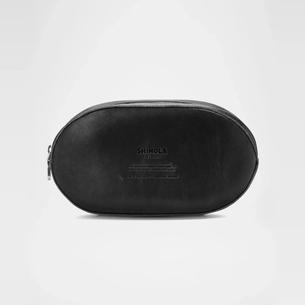 Shinola Leather Toiletry Bag