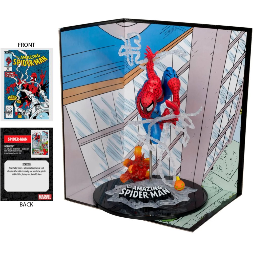 McFarlane Toys Marvel Spider-Man 1:10th Scale Collectible Figure