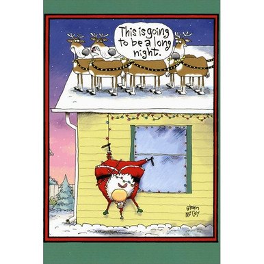 Sammy Gorin Upside Down Christmas Card